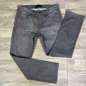 J Brand Stretch Straight Leg Kane Denim Jeans Gray Wash sz 31 x 28.5